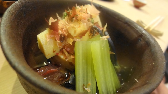 割烹　梅津 - 料理写真:京都の筍で若竹を・・・　