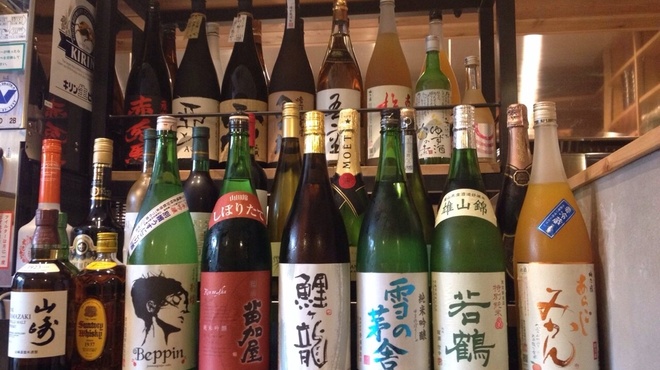 Rakudaya - 料理写真:こだわりの日本酒