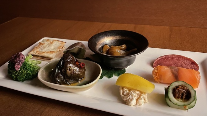 春鶯亭ひら - 料理写真:ひらりんコース前菜