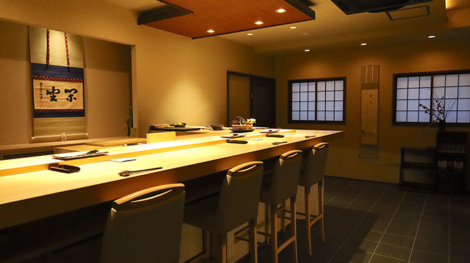鮨 かぜのぎ - メイン写真:カウンター席