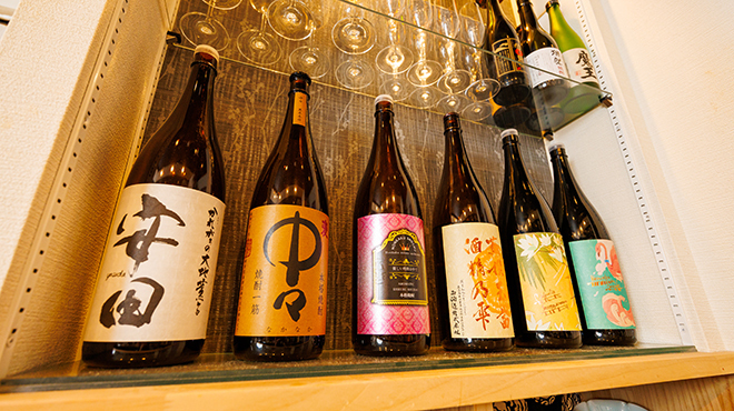 季節のおばんざい ゆるり酒 あけび - メイン写真:お酒