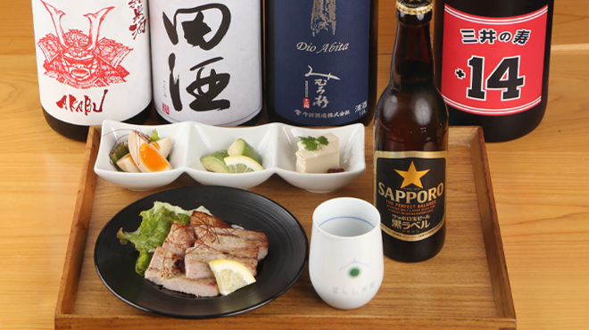日本酒専門店 ぽんしゅ家 - メイン写真:ちょい飲みセット