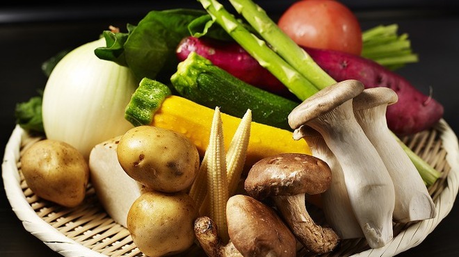 ぷれじでんと千房 - 料理写真:焼野菜各種