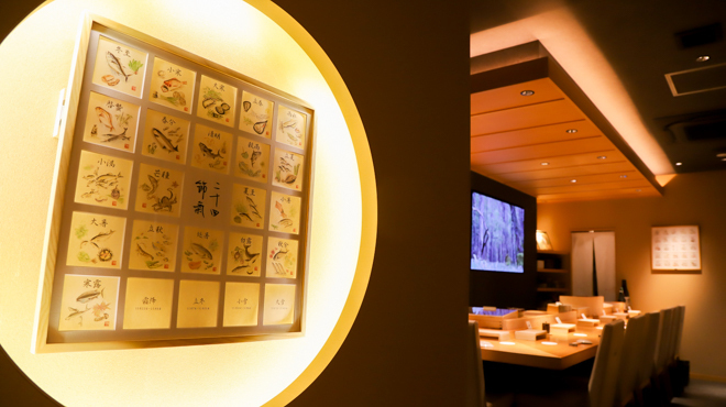 鮨めぐり - メイン写真:店内入口