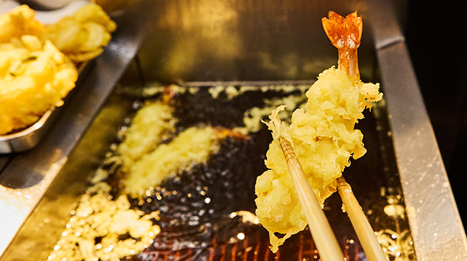 京橋 うどん - メイン写真:えび天