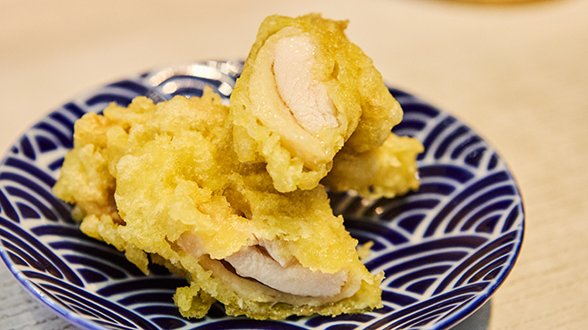 京橋 うどん - メイン写真:とり天