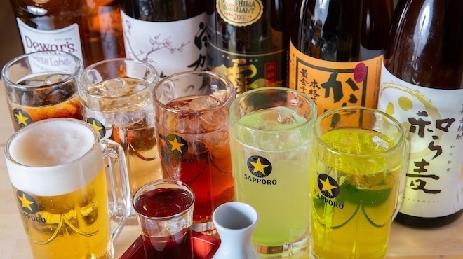 沼津港 サンパチ酒場 - メイン写真:ドリンク集合
