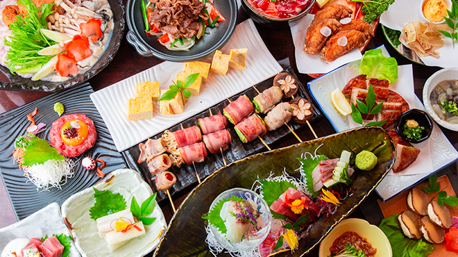 博多串焼き 野菜巻き 完全個室 居酒屋 ひなまる - メイン写真: