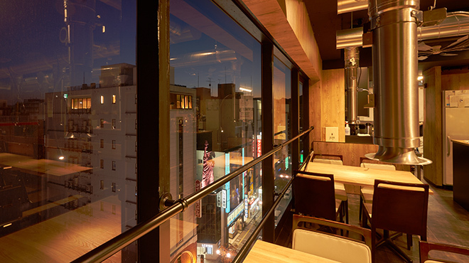 士別成吉思汗 薄野店 - 窗外的夜景