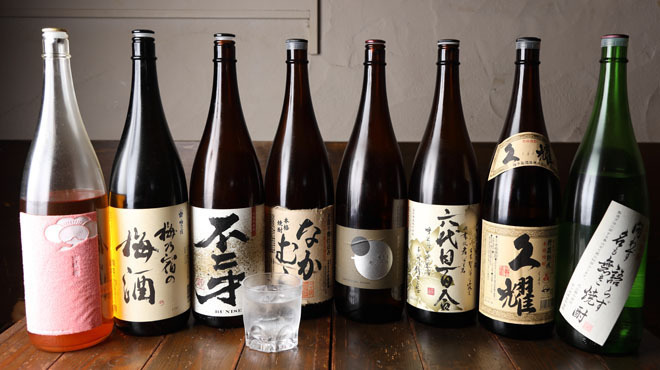 鷹楽 - メイン写真:お酒集合