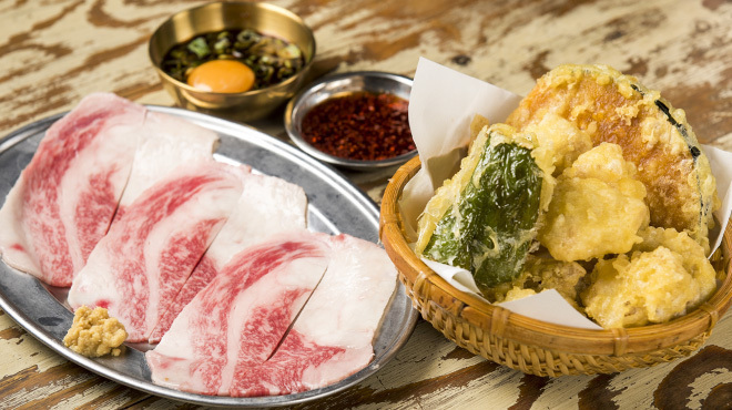 타이슈우 야키니쿠・내장구이 덴푸라 사코이 식당 - 히로시마 명물! 호르몬 튀김과 코우네 회