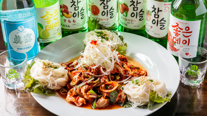 韓国焼肉 べいぶ - メイン写真:つぶ貝の和え物