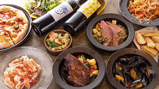 caro cocktail&dinner - メイン写真:料理集合