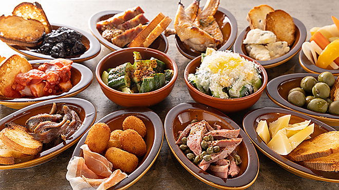 caro cocktail&dinner - メイン写真:小皿料理集合