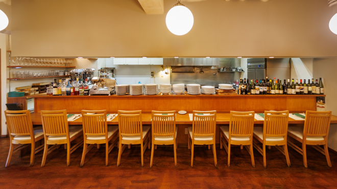 オステリア　オルカドーロ - メイン写真:カウンター