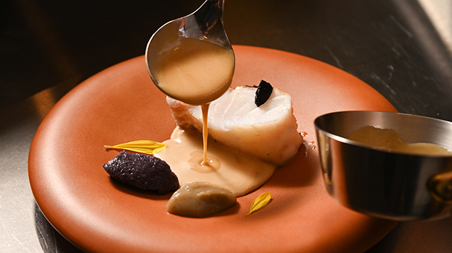 L'ARBRE - メイン写真:食材の魅力を最大限に生かす調理法・火入れにこだわる。