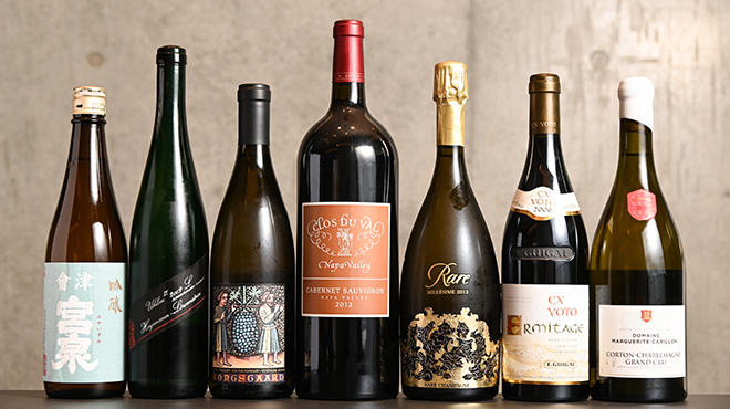 L'ARBRE - メイン写真:料理に寄り添ったワイン日本酒を。