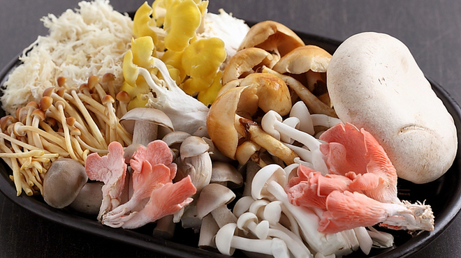 YOROCOBU - 料理写真:食物繊維やビタミンB、D、がんの予防、栄養素豊富なきのこ類が盛り沢山！！