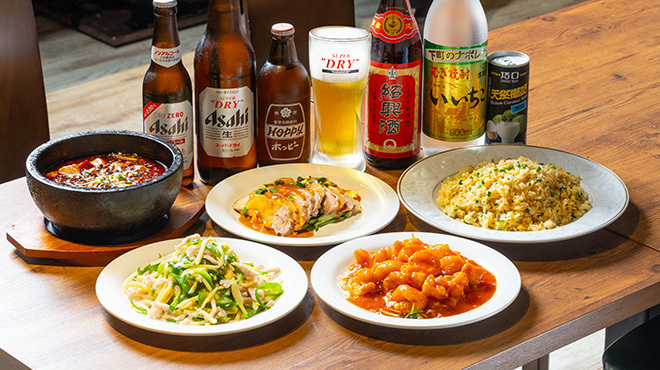 昌楽 - メイン写真:ランチ広東麵と半チャーハン