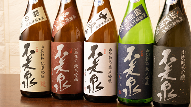 季節料理 湧 - メイン写真:店主イチオシ！滋賀県上原酒造の日本酒「不老泉」