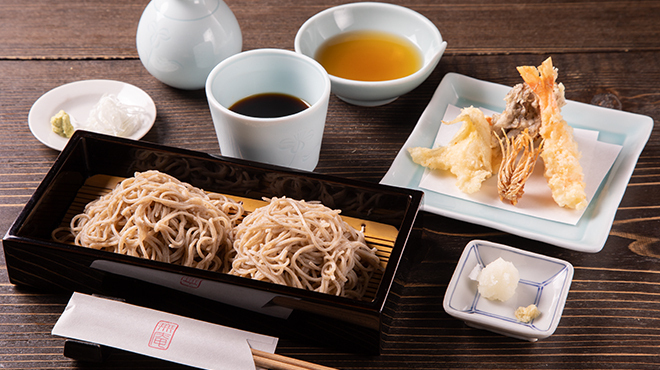 蕎麦懐石 無庵 - メイン写真:天ぷらせいろ