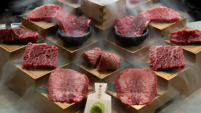 焼肉きた松 斗仁 - メイン写真:コースの（階段）