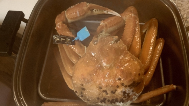鈴おき - 料理写真:この後、落し蓋で温度を下げると美しい色になります。