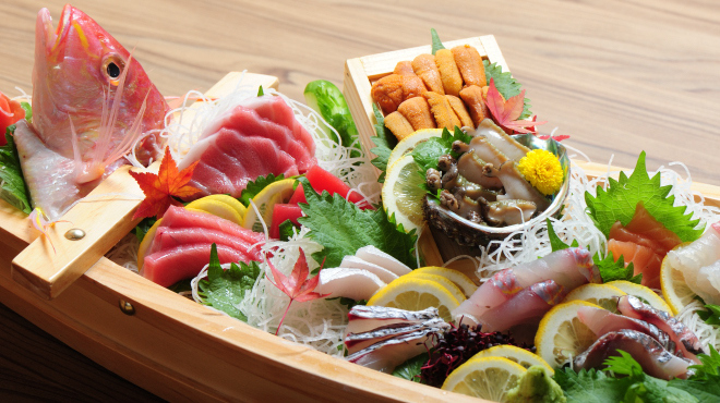 創作料理 禅弥 - メイン写真:海の宝船　船盛り　大