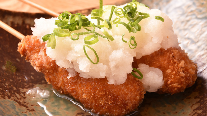 焼鳥 あらい - メイン写真:ササミカツ　～おろしポン酢添え～