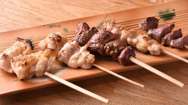 焼鳥 あらい - メイン写真:串五種盛り