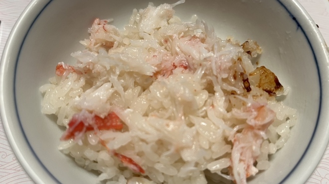 かに道楽 - 料理写真:かに釜飯