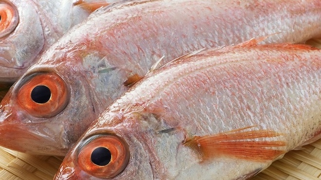 海鮮炭火原始焼き 日本酒 のど黒炭魚 - メイン写真: