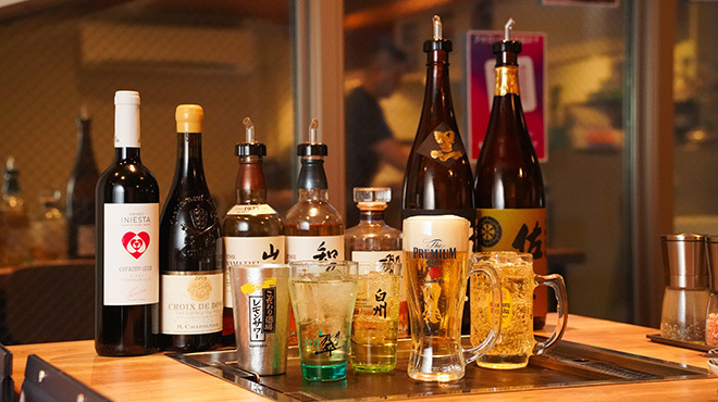 月島もんじゃ・お好み焼き てっぱん - メイン写真:ドリンク