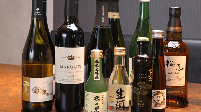 京フレンチと鉄板焼き 縁−EN− - ドリンク写真:ドリンク各種取り揃えております