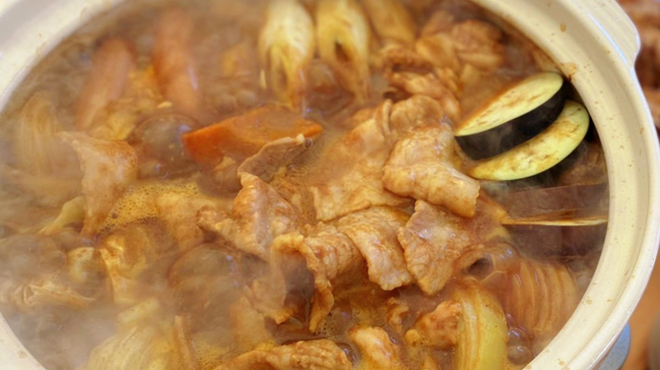 ジャングルナンバ - 料理写真:カレー鍋