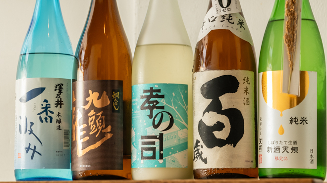 ケトク - メイン写真:純米酒を中心に5～6種