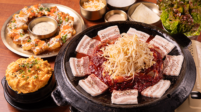 YOSUL - メイン写真:チュクミサムギョプサルセット