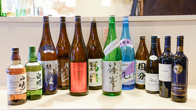 料理家 柳 - メイン写真:お酒集合