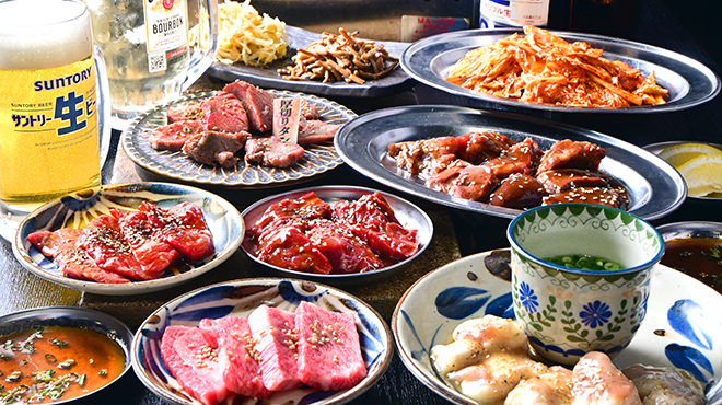 신니쿠야키야 가고시마 텐몬칸점 - 명물 탄노 코스