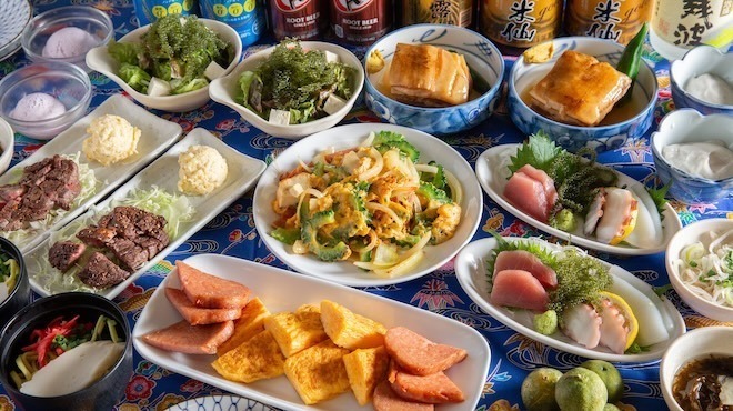 なんちち食堂 - メイン写真:コース料理集合
