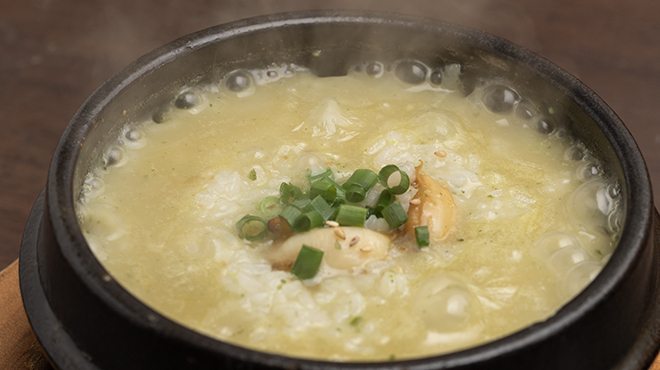 名代!門仲　焼肉てっちゃん - メイン写真:あわび粥