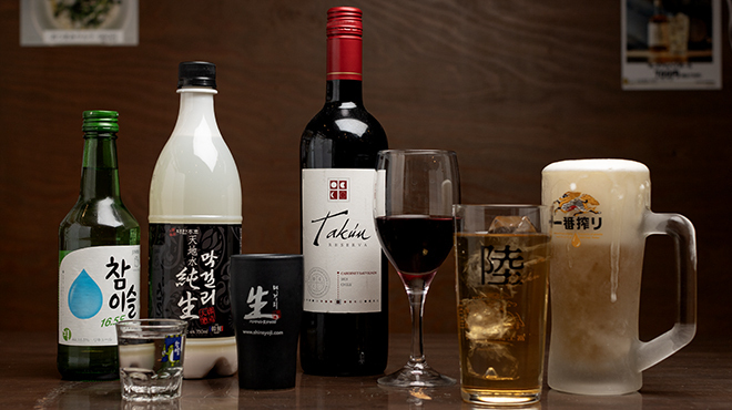 名代!門仲　焼肉てっちゃん - メイン写真:ドリンク集合