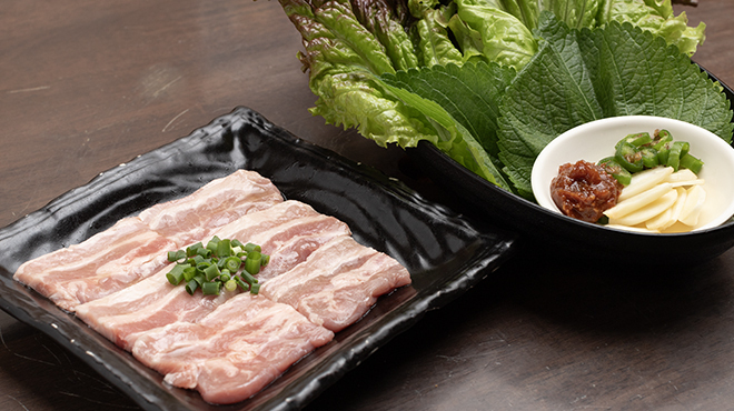 名代!門仲　焼肉てっちゃん - メイン写真:サムギョプサルセット