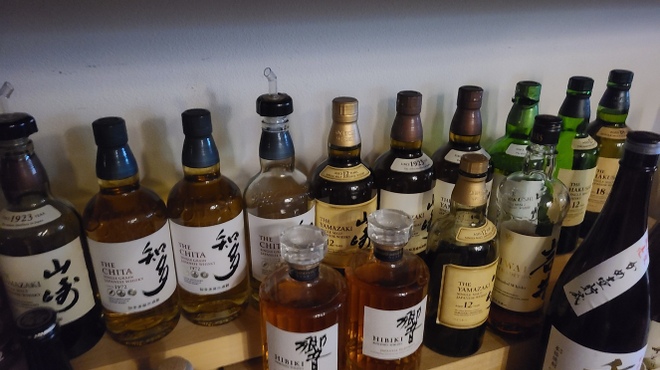 京料理 先斗町 富美家 - ドリンク写真:ウイスキーも取り揃えてます