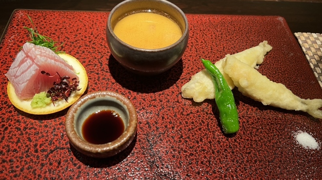 炭火鉄板焼　杜季 - 料理写真:前菜