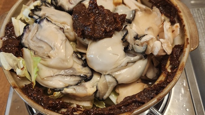 麦酒庵 - 料理写真:牡蠣の土手鍋