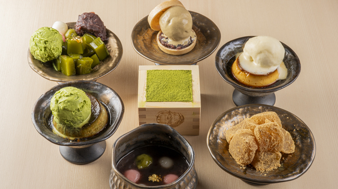 和風かふぇ金皓庵 - メイン写真:スイーツ類／京都ならではの抹茶を使用したスイーツをご用意しております