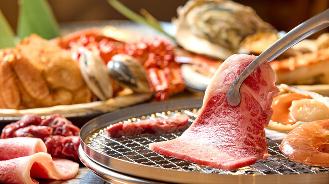 ススキノデパート - 料理写真:【ワンバイキング】卓上ロースターで焼肉や海鮮焼きをご堪能下さい。