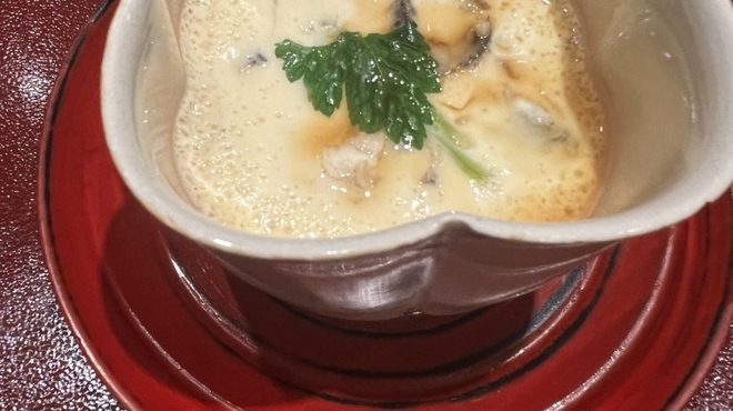 鮨たかし - 料理写真:牡蠣の茶碗蒸し