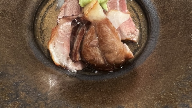 鮨たかし - 料理写真:マグロ炙り
  